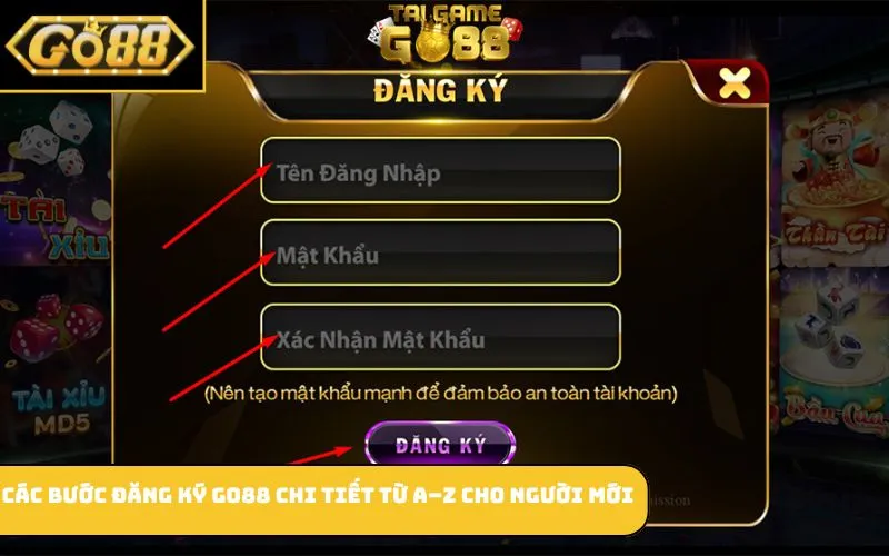 Các bước đăng ký GO88 chi tiết từ A–Z cho người mới