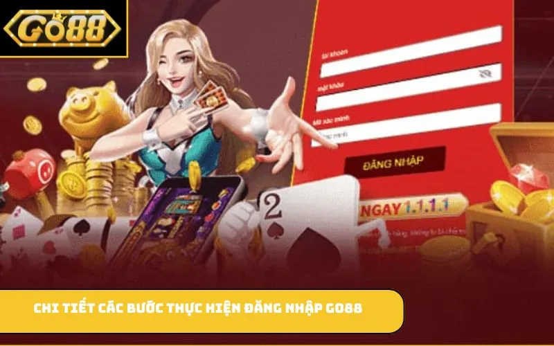 Chi tiết các bước thực hiện đăng nhập GO88