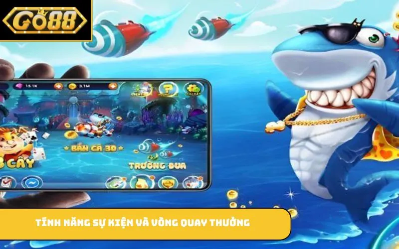 Tính năng sự kiện và vòng quay thưởng